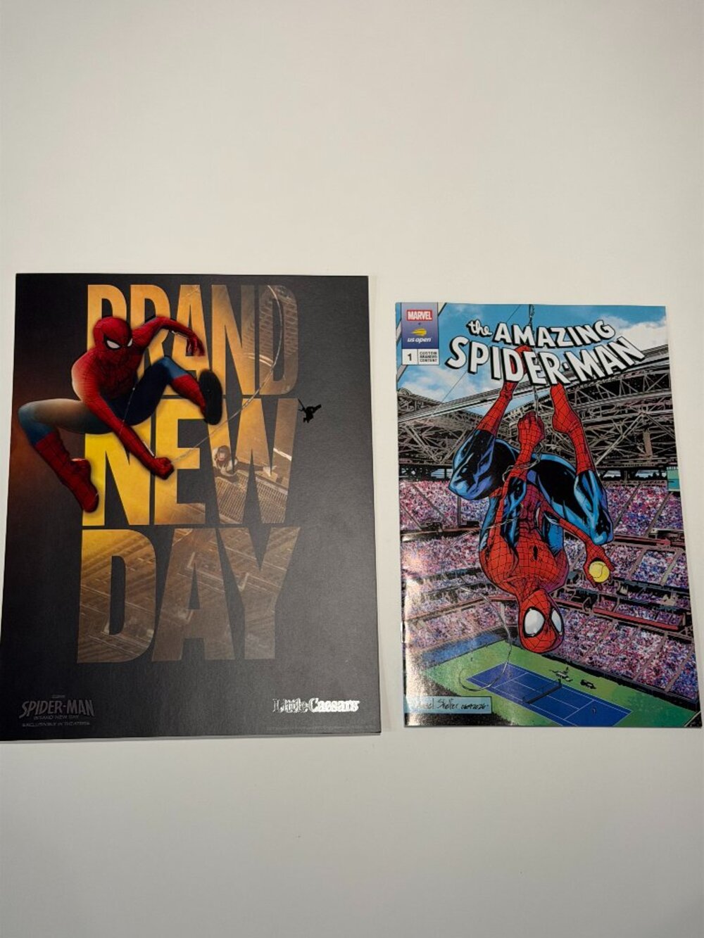 Amazing Spider-Man 2026 US open Comic Book with Spider Man Brand New Day Poster